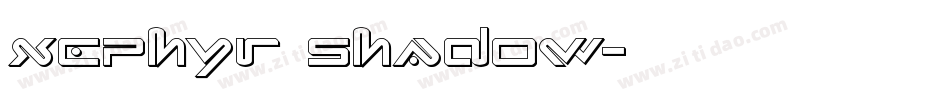 Xephyr Shadow字体转换